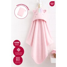 Bebekevi Kapüşonlu Bebek Banyo Havlusu %100 Pamuk Bebek Havlu Oeko-Tex® Havlu Kundak