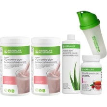 Herbalife Başlangıç Seti-6 (2 Ahududulu Shake 50G Ahududulu Çay Aleo Içecek Shaker)