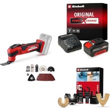 Varrıto - Solo Akülü Raspalama Makinesi + 18V 4,0 Ah Pxc Starter Kit, Akü ve Şarj Cihazı + Raspalama Seti 6 Parça