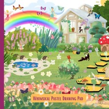 Book Of Designs Memories Cute Art Designed To Give You A Magical Majestic Experience Whimsical Fairy Garden Drawing Pad With Pastel Coloured Paper Inside Create Your Own