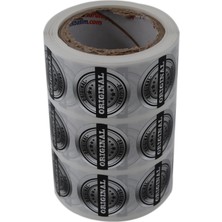 Store Original(Orjinal) Etiketi Pp Metalize 25MM Çapında 1000 Adet Ürünlerinizin Kontrol Edildiğini Belirtin.