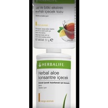 Herbalife Çay ve Bitki Ekstreli Aromalı Içeçek Tozu 51 gr Çay ve Aloe Mango 2 Li Set