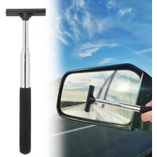 Store Teleskopik Mini Cam Çekeceği – 98 cm Uzayabilir Cam ve Ayna Temizleyici, Araç, Ev, Akvaryum ve Duş Camları Için Uygun Silecek, Asorti Renk