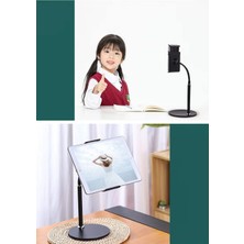 Store GA20 360 Ayarlı Metal Standlı Masa Üstü Metal Gövde Tablet Tutucu Telefon Standı Kaymaz Taban