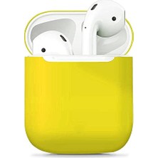39350 Apple Airpods ile Uyumlu Airbag 13 Silikon Kılıf Sarı
