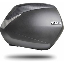 Shad SH36 Carbon Motosiklet Yan Çanta Takım 36 Litre Kapasite Motor Yan Heybe Siyah