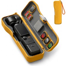 Store Djı Osmo Pocket 3/4 ile Uyumlu Sert Koruyucu Taşıma Çantası Long