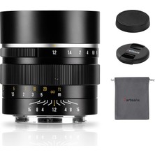 Store 50MM F1.2 Aps-C 32 ° Manuel Odaklı Sabit Lens Olympus ve Panasonic Mft M4/3 Dağı, Gh/g9/gx/gf/bgh Serisi Için Uyumlu Geniş Diyafram
