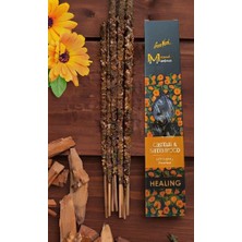 Sree Vani Calendula & Sandal Wood Magical Manifest-Sanatsal Doğal El Yapımı Aynısefa-Sandal Ağacı Premium Kalite Tütsü