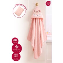 Bebekevi Kapüşonlu Bebek Banyo Havlusu %100 Pamuk Bebek Havlu Oeko-Tex® Havlu Kundak