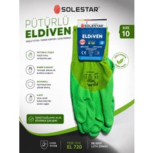 Solestar Pütürlü Eldiven Yeşil 10 Numara