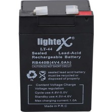 Store Lt-44 4V 4.0AH Işıldak Fener Aküsü