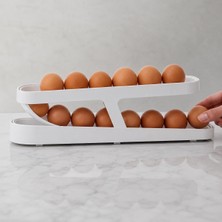 Store Buzdolabı Yumurta Standı 2 Katlı Plastik Yumurta Organizer | 14-17 Adet Kapasiteli