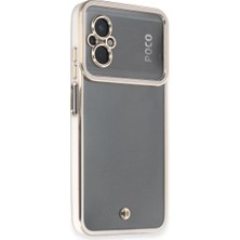 Store Xiaomi Poco M5 Kılıf Liva Lens Silikon - Beyaz