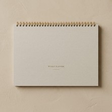 Store Paperto. 12 Aylık Spiralli Tarihsiz Haftalık Planlayıcı, A4 (21 × 29,7 Cm), 52 Yaprak, 110 gr Ivory Kağıt, Haftalık Plan Ingilizce