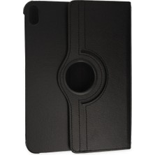 Store Apple iPad 2025 10.9 10.nesil (A16) Kılıf 360 Tablet Deri Kılıf - Siyah