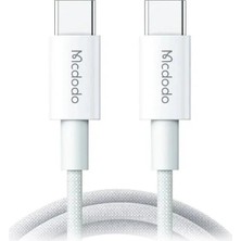 Mcdodo CA-2770 60W Usb-C To Type-C Sarj ve Data Kablosu 1.2m - Beyaz