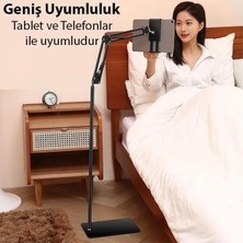 Store Metal Ayaklı Ayarlanabilir Teleskopic 3eklemli Profesyonel Tablet Tutucu Stand Telefon Tutucu