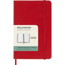 Store 2025 Semanal P Rojo Escarlata Tapa Dura