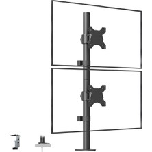 Store Masa Üstü Çift Monitör Standı, 15" - 33" Uyumlu, Vesa, Z002