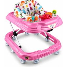 Baby Home Lüks Oyuncaklı Müzikli ve Işıklı Yürüteç 3 Kademeli Bebek Yürüteci
