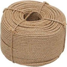 Jüt Hasır Kendir Halat Ip 6 mm 25 Metre