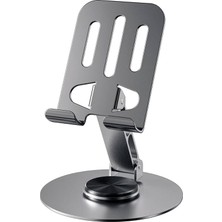 Store Taşınabilir Katlanabilir 360 Dönebilen Karbon Çelik Tasarımlı Telefon ve Tablet Standı