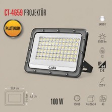 Store 100W Slim LED Projektör Cata CT-4659B - Beyaz Işık 6400K