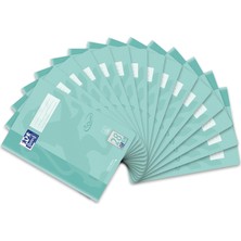 Store Okul Defteri A4 Touch, 16 Yaprak, Çizgi Stili 28, Kareli, Pastel Yeşil, 15 Adet
