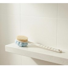 Store Uzun Saplı Sırt Fırçası – Çift Taraflı Banyo ve Duş Fırçası, Vücut Temizlik ve Masaj Fırçası, Ergonomik Saplı, Kişisel Bakım Için