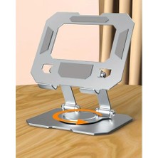 Store GA91 360 Dönebilen I-Pad Tablet Standı Full Metal Kasa Ayarlanabilir Katlanabilir Masaüstü Stand Tutucu