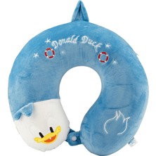 Store Yumuşak ve Konforlu Boyun YASTIĞI%100 Visko, Kids Figürlü Seyahat Yastığı (Koyu Mavi)