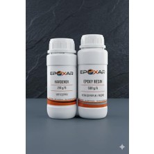Şeffaf Epoksi Reçine 0,75 kg 2:1 Profesyonel Set Takı Masa Hobi Için Yüksek Parlaklık