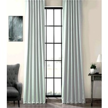 Store Ev Depo Home Taç Karartma Blackout Pilesiz Fon Perde Tek Kanat BLCAGRI001, Açık Gri, 150 x 250