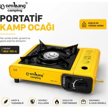 Senbang Camping Portatif Kamp Ocağı Taşınabilir Piknik ve Kamp Ocak Sarı