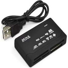 26 In 1 Çoklu Kart Okuyucu USB Sd Sdhc Mini Micro Sd Memory Stick Duo M2 Mmc Xd Cf