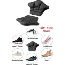 5 mm Unisex Ortopedik Spor Ayakkabı Topuk Vurma Önleyici Daraltma Kumaş Topuk Koruyucu Yastığı Pedi