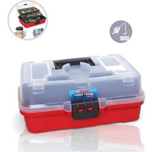14 Inch Balıkçı Takım Çantası -Bardaklık & Telefon Bölmeli Profesyonel Organizer