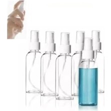 10 Adet 50 ml Fısfıs Sprey Kapaklı Seyahat Cep Çanta Dezenfektan ve Parfüm Şişesi 50 ml