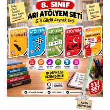 Arı Yayıncılık 8. Sınıf Arı Atölyem 5'li Güçlü Kaynak Seti – Lgs Hazırlık Kitapları Serve Deep Versatil Uçlu Kalem Hediye