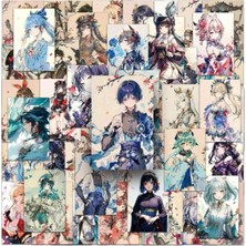 Lexroo Genshin Impact 50'li Mega Sticker Set Laptop Notebook Tablet Sticker Seti
