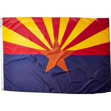 Lexroo Arizona Eyalet Avlu Bayrağı Abd - Resmi Devlet Tasarım Spesifikasyonlarına Göre Üretilmiştir, (Model 140270) 10 x 15 cm