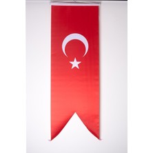 Lexroo Zc Bayrak 50X150 Saten Kırlanğıç Türk Bayrağı Flama