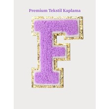 Lexroo Quencher Uyumlu Premium Harf Sticker/aksesuar – Tekstil Kaplama Kişiselleştirilmiş Tasarım (F)