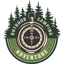 Lexroo Off Road Camping Adventure Sticker Pusula 14 x 13 cm