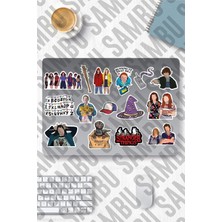 Lexroo Stranger Things Temalı Sticker Etiket Seti 1 - Laptop Notebook Telefon
