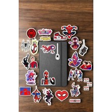 Lexroo Spiderman Sticker Paketi/bullet Journal Defter Çıkartma Ajanda Laptop Etiket, 8646549864156