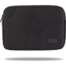 WSL1500 Livorno Serisi 15.6" Su Geçirmez Kumaş ve Fermuarlı Laptop Kılıfı Siyah