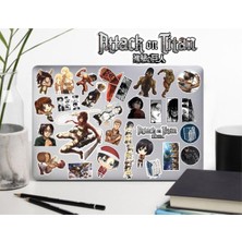 Lexroo Attack On Titan Seri 2 Sticker Telefon Laptop Notebook Tablet Defter Matara Stiker Etiket