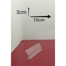 Lexroo Pastane, Cafe, Hediyelik Eşya L Tip Föylük Etiketlik L103 (10 x 3 Cm) -150 Adet
